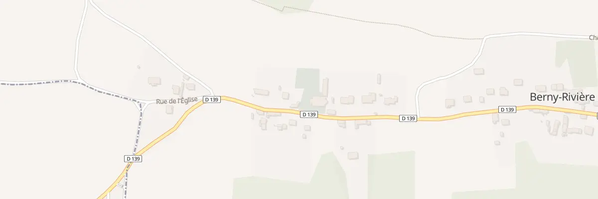 Plan du 16 Rue de l’Eglise à Berny-Rivière