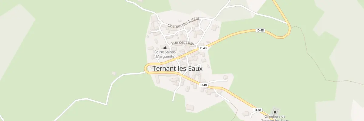 Plan du 5021 Ternant à Ternant-les-Eaux
