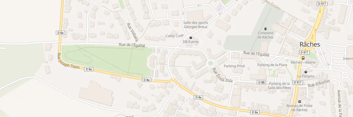 Plan du 19 Rue Joseph et Gustave Lebreux à Râches