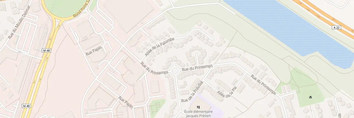 Plan du 144 Rue du Printemps à Villeneuve-d’Ascq