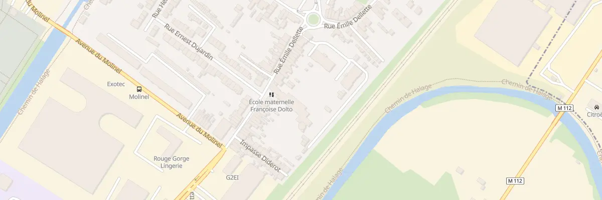 Plan du 34 Rue Émile Dellette à Wasquehal