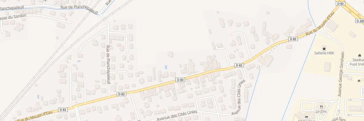 Plan du 52 Rue du Moulin d’Eau à Riom