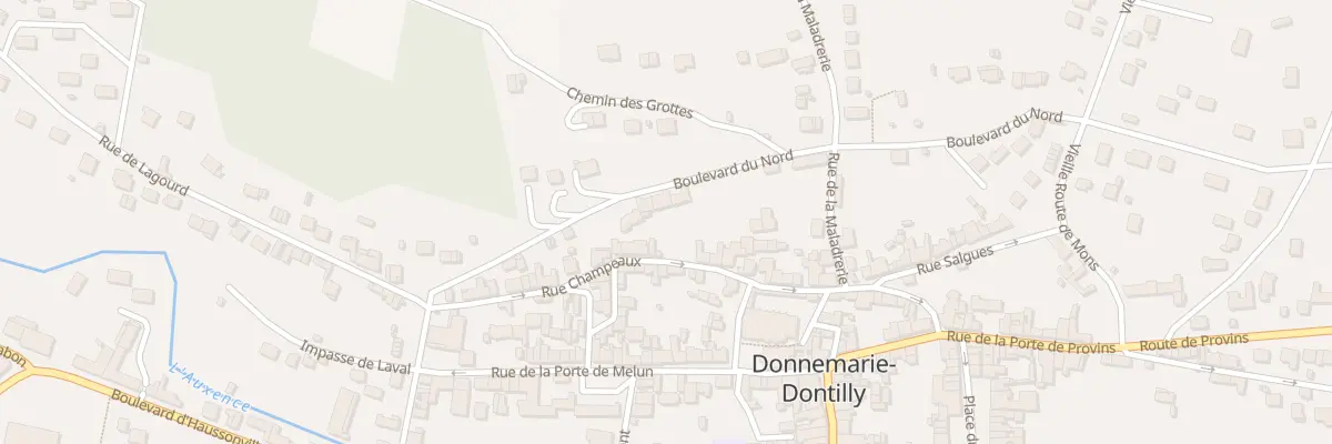 Plan du 26 Bd du Nord à Donnemarie-Dontilly