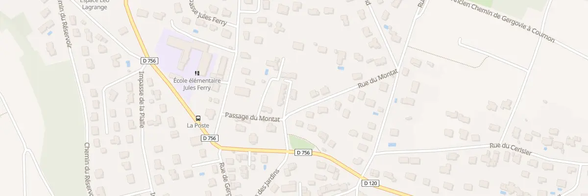 Plan du 5 Rue du Montat à La Roche-Blanche