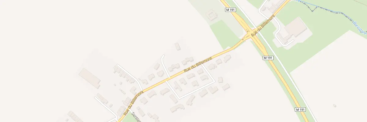 Plan du 9005 Rue du Billemont à Roncq