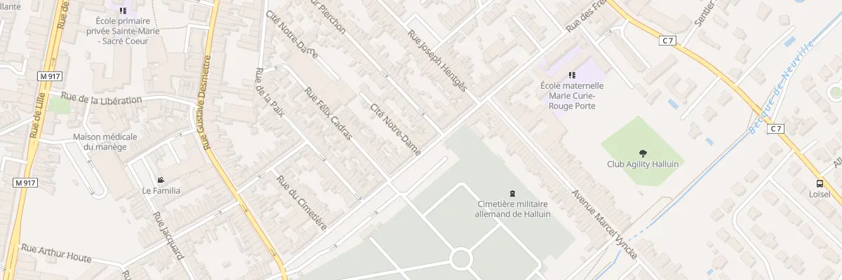 Plan du 19 Rue des Frères Martel à Halluin