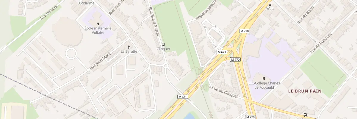 Plan du 366 Rue du Clinquet à Tourcoing