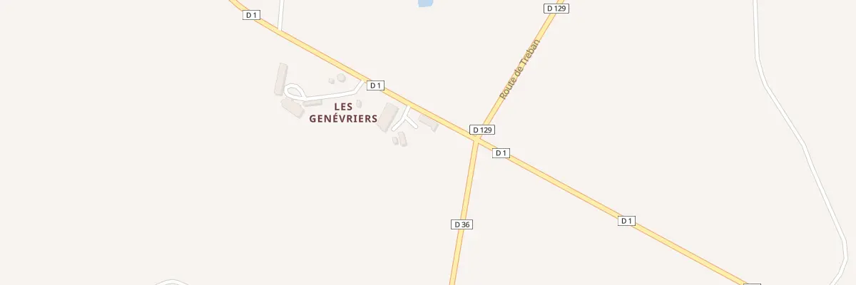 Plan du 5139 Les Genevriers au Theil