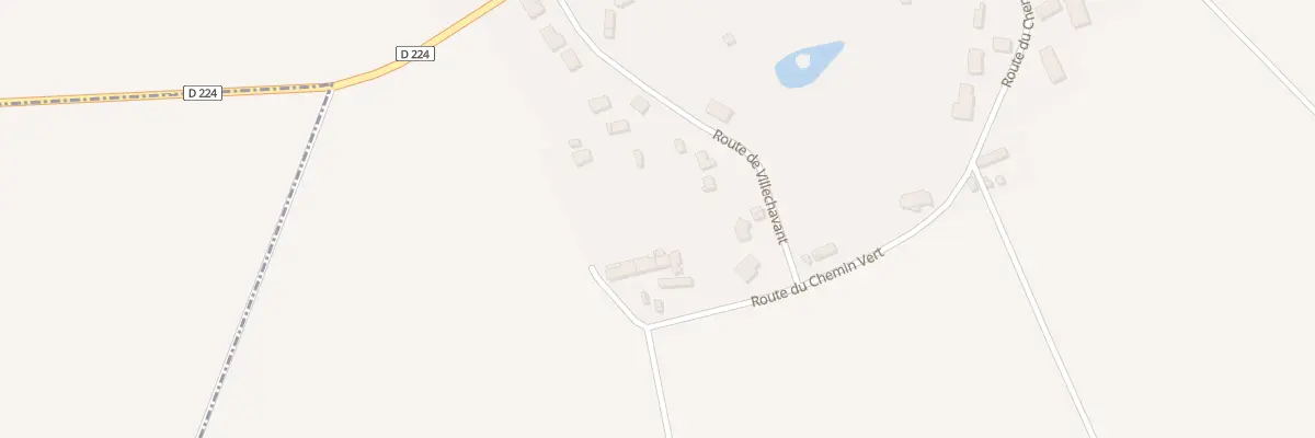 Plan du 5 Rte de Villechavant à Villebougis