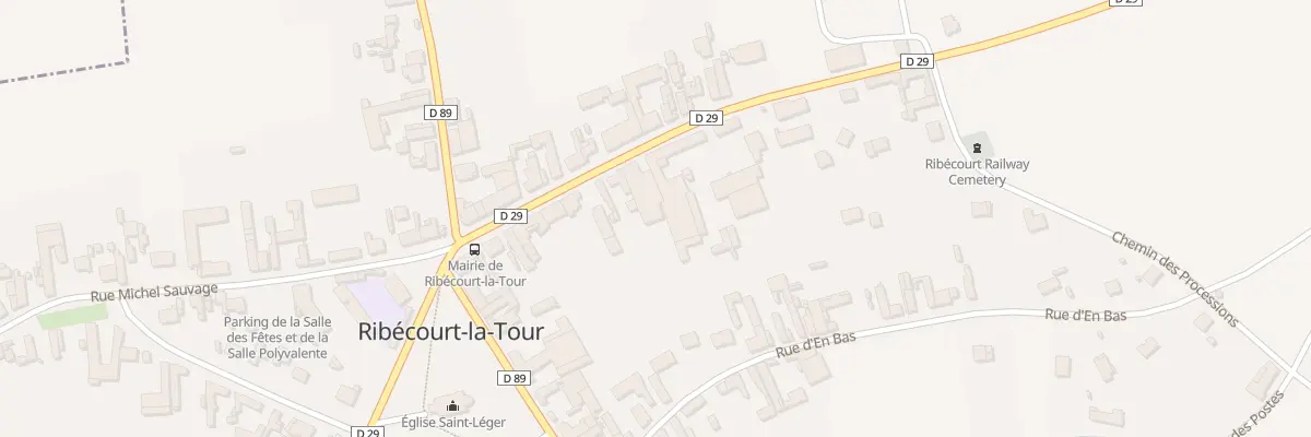 Plan du 16 Rue de Marcoing à Ribécourt-la-Tour
