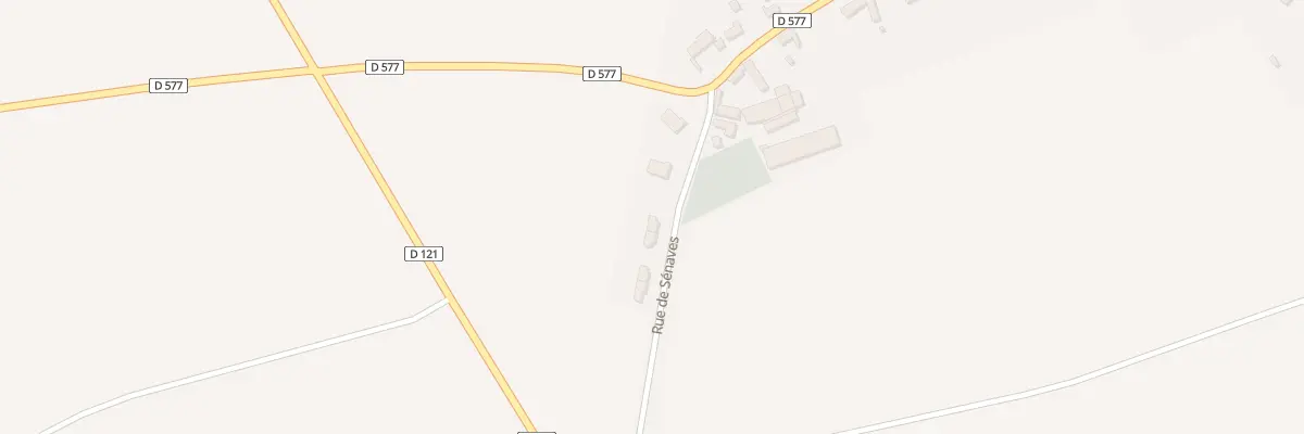 Plan du 6 Rue de Sénaves à Vendelles