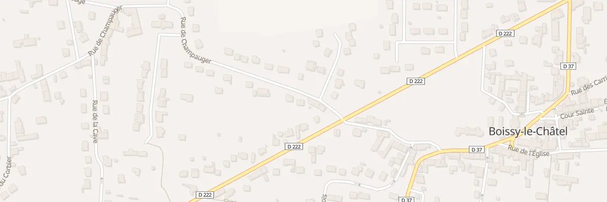 Plan du 1B Rue de Champauger à Boissy-le-Châtel