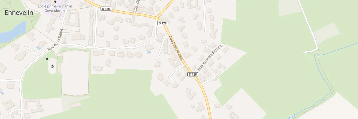 Plan du 38 Rue Jean Jaurès à Ennevelin