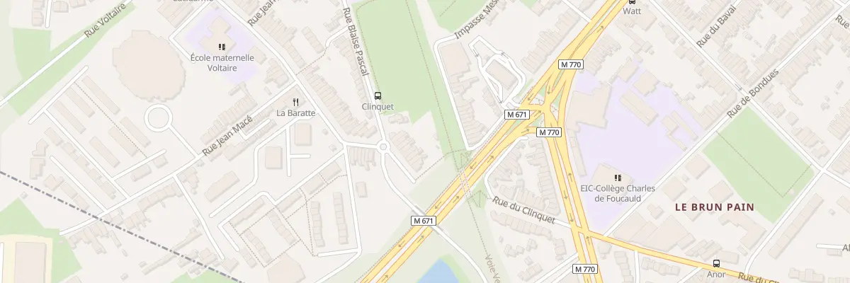 Plan du 360 Rue du Clinquet à Tourcoing