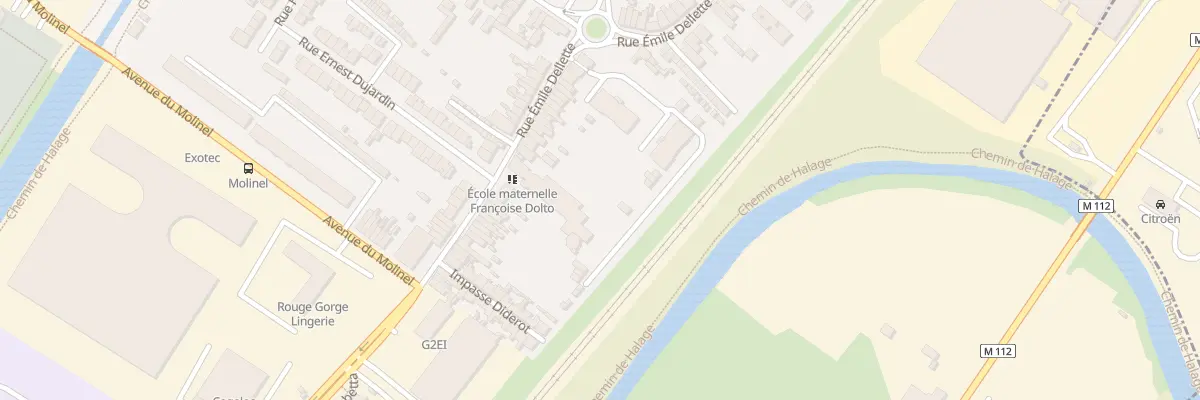 Plan du 36 Rue Émile Dellette à Wasquehal