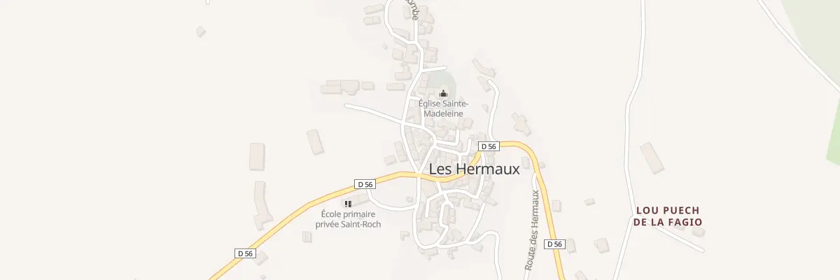 Plan du 5031 Pl de la Fontaine de Castelou aux Hermaux