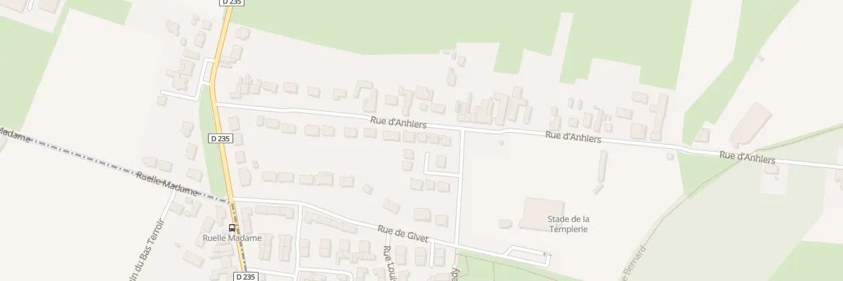Plan du 230 Rue d’Anhiers à Douai