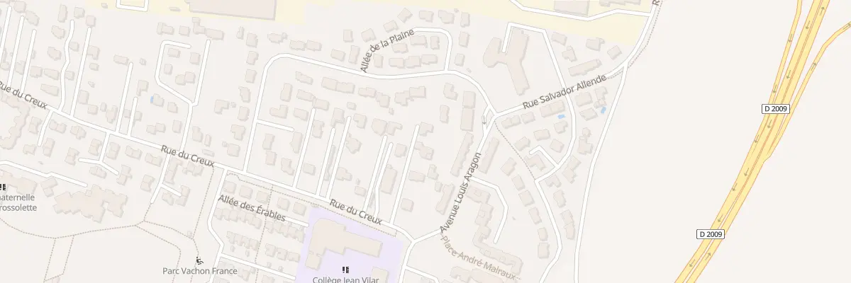 Plan du 152 Rue du Creux à Riom