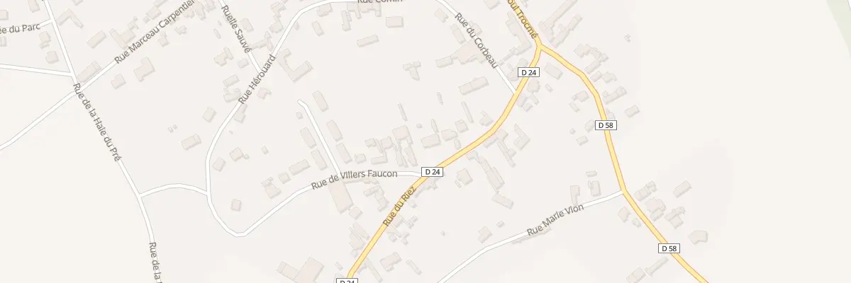 Plan du 8 Rue du Riez à Épehy