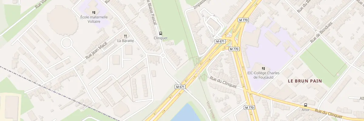 Plan du 354 Rue du Clinquet à Tourcoing