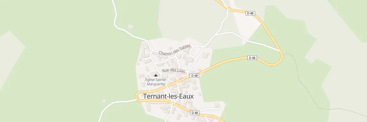 Plan du 5034 Ternant à Ternant-les-Eaux