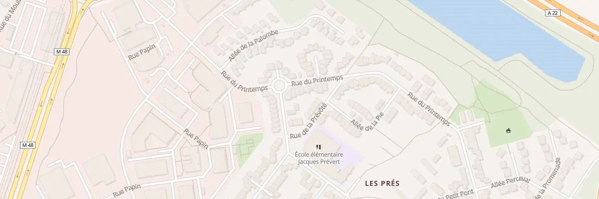 Plan du 135 Rue du Printemps à Villeneuve-d’Ascq