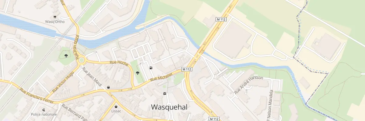 Plan du 8 Rue Michelet à Wasquehal