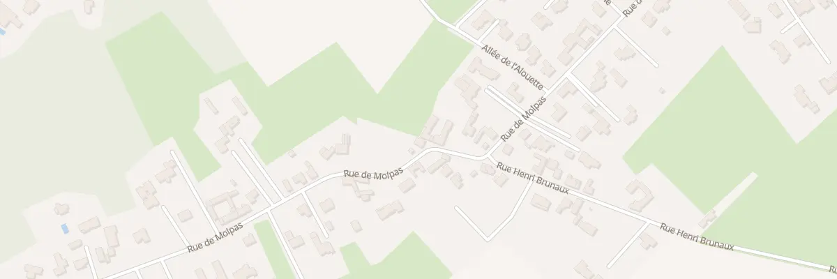 Plan du 501 Rue de Molpas à Mérignies