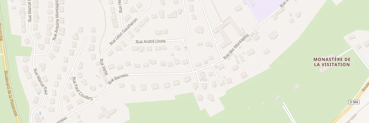 Plan du 128 Rue des Montapins à Nevers
