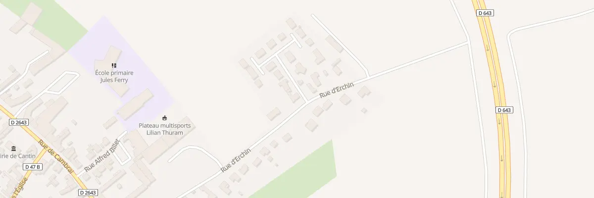 Plan du 2 Rue La Briqueterie à Cantin