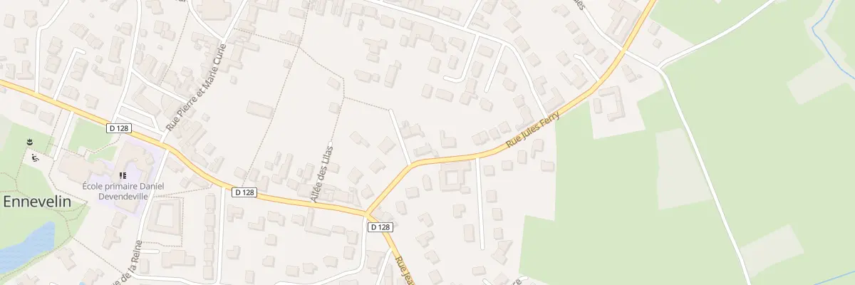 Plan du 15B Rue Jules Ferry à Ennevelin
