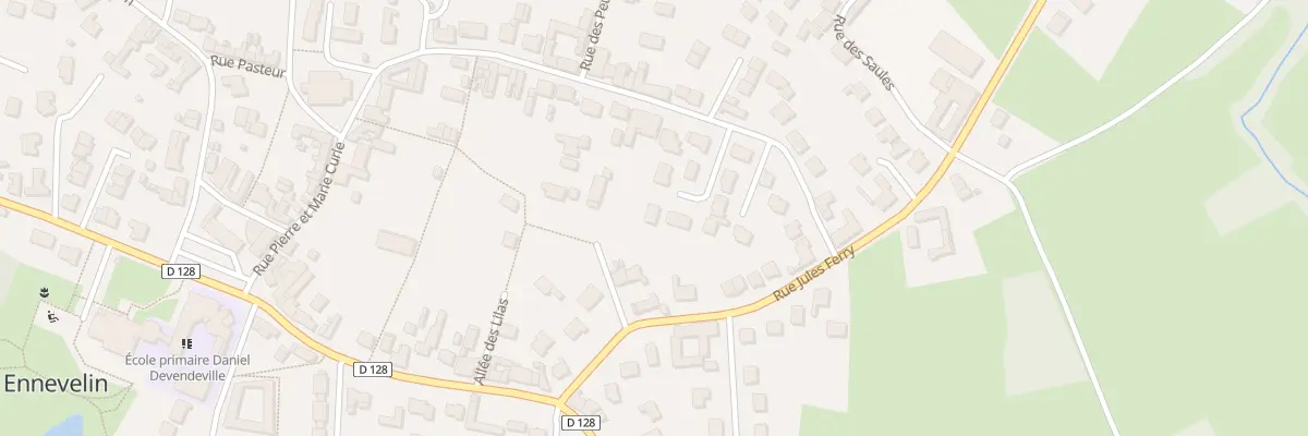 Plan du 8 Rue Jean Macé à Ennevelin