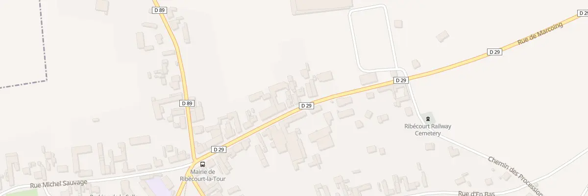 Plan du 15 Rue de Marcoing à Ribécourt-la-Tour
