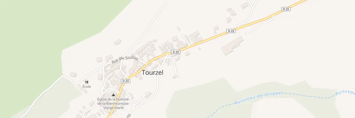 Plan du 1 Che du Pre du Fort à Tourzel-Ronzières