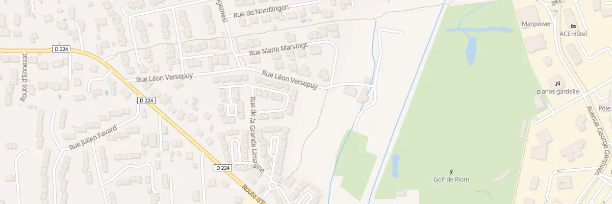 Plan du 45 Rue de la Grande Limagne à Riom