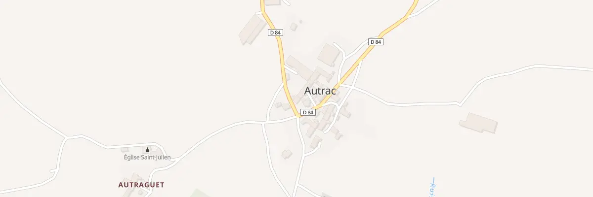 Plan du 5012 Le Bourg à Autrac
