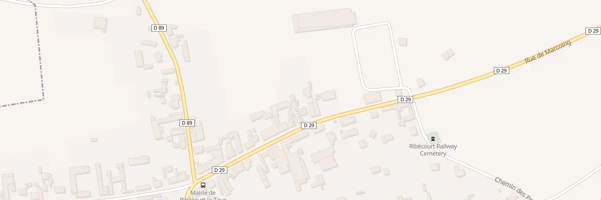 Plan du 17 Rue de Marcoing à Ribécourt-la-Tour