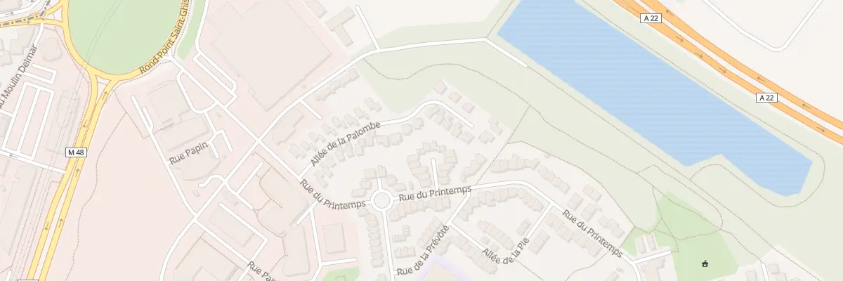 Plan du 128 Rue du Printemps à Villeneuve-d’Ascq