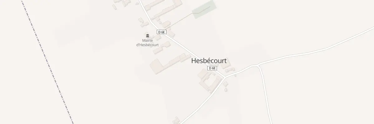 Plan du 42 Rue Grande Rue à Hesbécourt