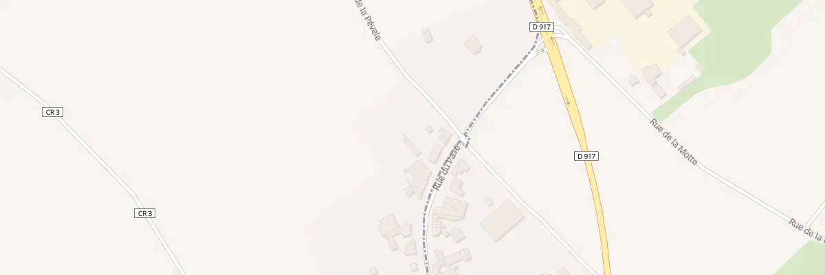 Plan du 12A Rue du Pavé à Mons-en-Pévèle