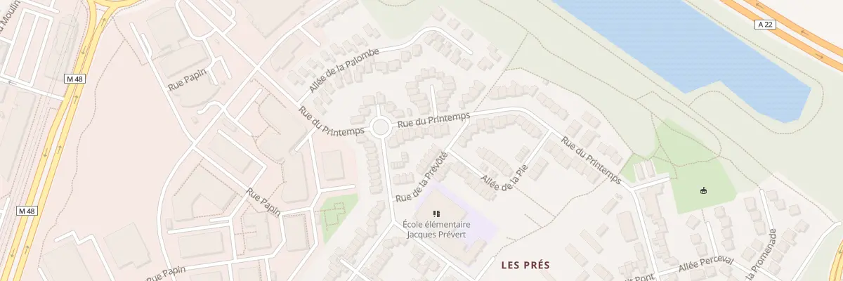 Plan du 131 Rue du Printemps à Villeneuve-d’Ascq