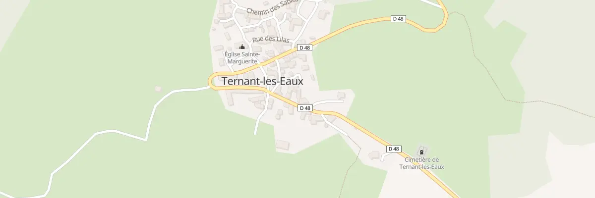 Plan du 5012 Ternant à Ternant-les-Eaux