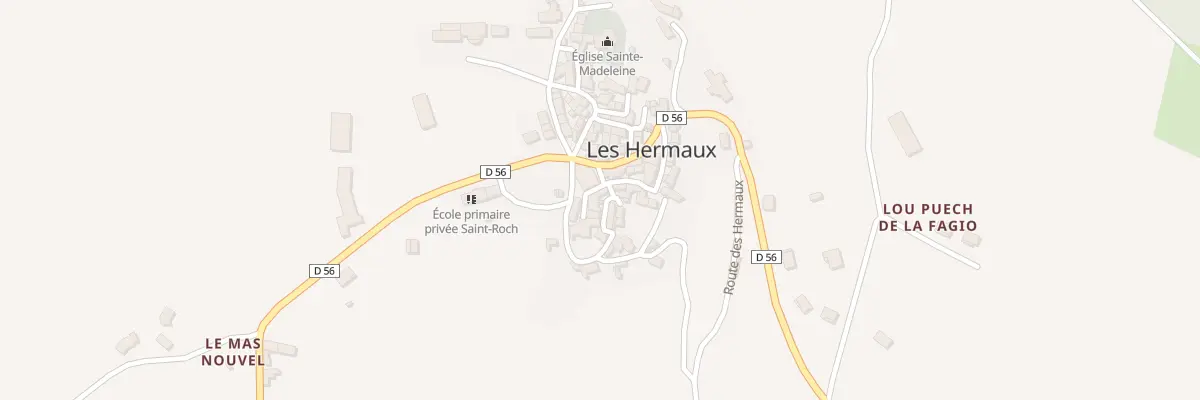 Plan du 5004 Rue de l’Enrico aux Hermaux