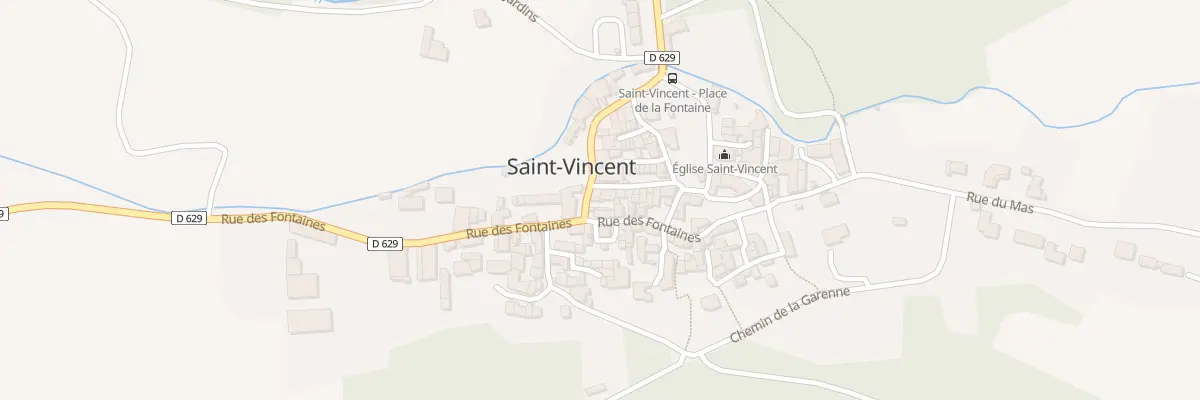 Plan du 9001 Rue des Douves à Saint-Vincent