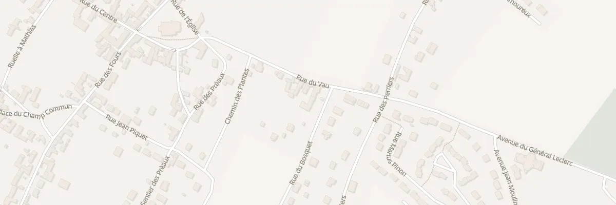 Plan du 12 Rue du Vau à Champigny