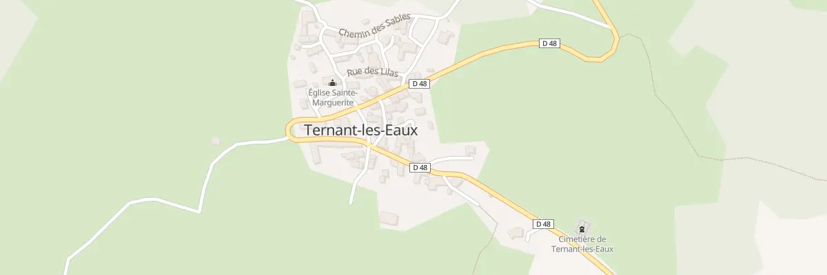 Plan du 5099 Ternant à Ternant-les-Eaux