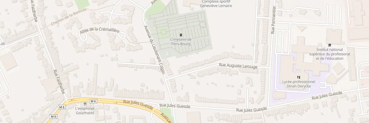 Plan du 5 Rue Auguste Lerouge à Villeneuve-d’Ascq
