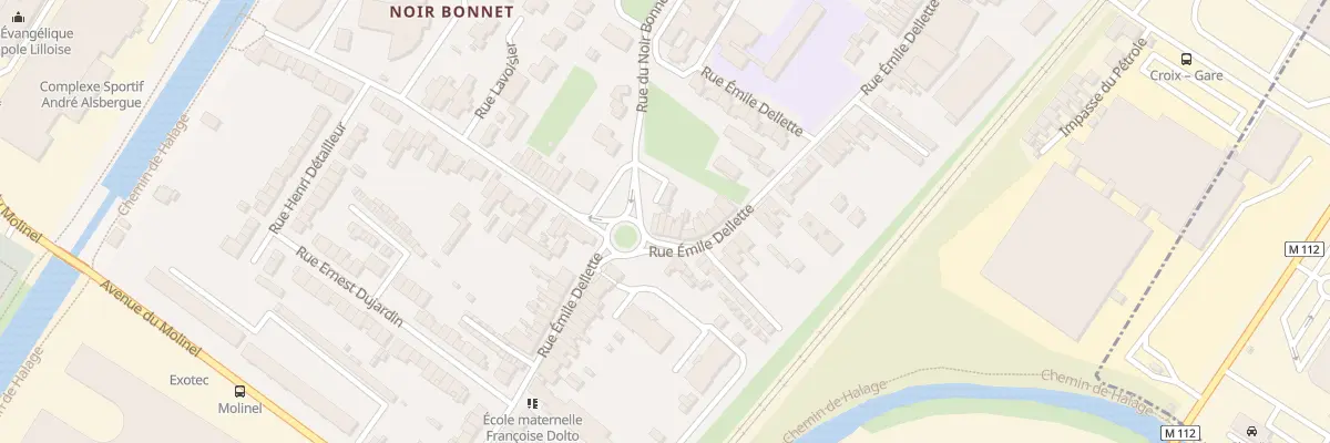Plan du 65 Rue Émile Dellette à Wasquehal