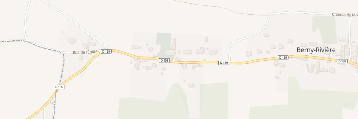 Plan du 10 Rue de l’Eglise à Berny-Rivière
