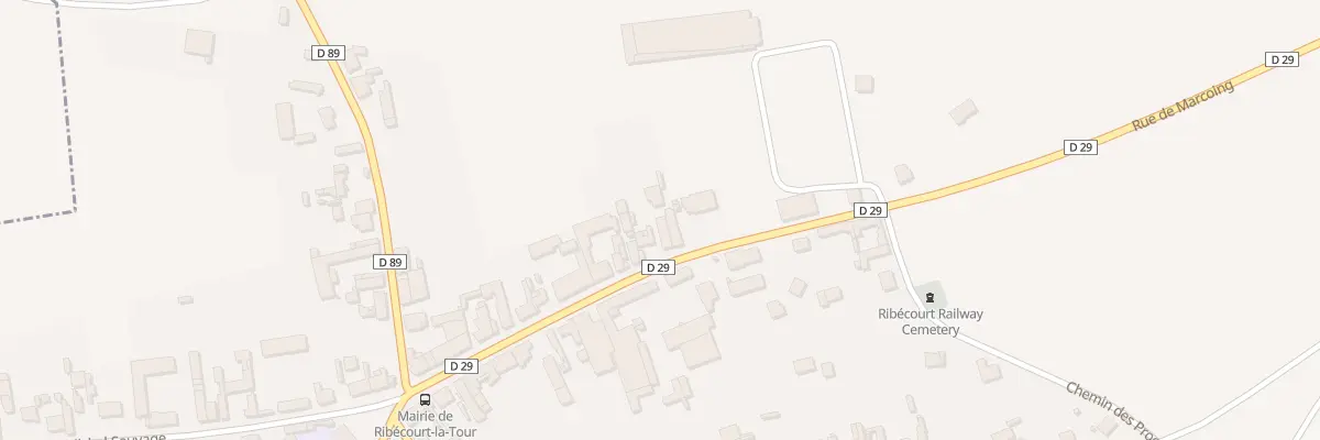 Plan du 19 Rue de Marcoing à Ribécourt-la-Tour